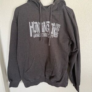 Gray Huntington Beach Hoodie
